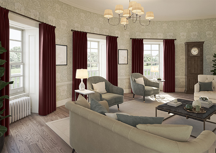 Ultra Luxe Velvet, Merlot - Made to Measure Curtains - Image 8